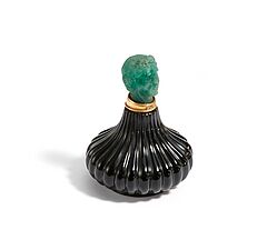 Kleiner Parfumflakon mit antikisierendem Frauenhaupt, 76349-7, Van Ham Kunstauktionen