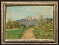 Conrad Pfau - Fruehling in Berchtesgaden, 77853-6, Van Ham Kunstauktionen