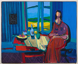 Marcel Mouly - LInterieur bleu, 76793-2, Van Ham Kunstauktionen