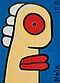 Thierry Noir - Red Lips, 77002-1, Van Ham Kunstauktionen