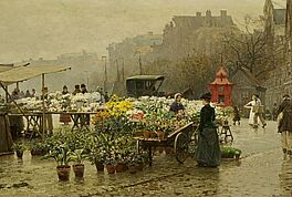 Hans Herrmann - Blumenmarkt in Holland, 69747-2, Van Ham Kunstauktionen