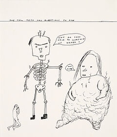 David Shrigley - The new Deity has Questions to ask, 77669-315, Van Ham Kunstauktionen