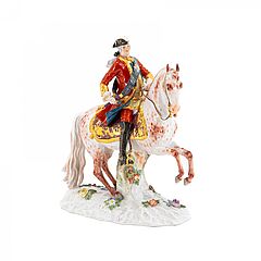 Meissen - Koenig August III zu Pferde, 79866-26, Van Ham Kunstauktionen