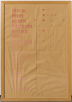 Alighiero Boetti - Manifesto, 79527-74, Van Ham Kunstauktionen