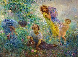 Plinio Nomellini - Primavera Fiorentina, 60931-1, Van Ham Kunstauktionen