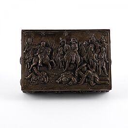 Rechteckige Schatulle mit Darstellung aus den napoleonischen Kriegen, 76654-19, Van Ham Kunstauktionen