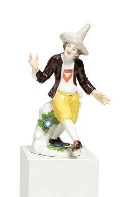 Meissen - Tanzender Harlekin mit Spitzhut, 80170-3, Van Ham Kunstauktionen