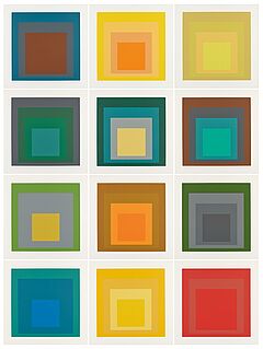 Josef Albers - SP Homage to the Square, 80304-1, Van Ham Kunstauktionen