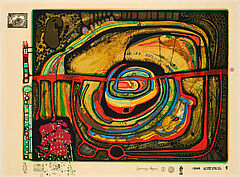 Friedensreich Hundertwasser - Eyebalance Number Five Aus Look at it on a rainy Day, 79685-52, Van Ham Kunstauktionen