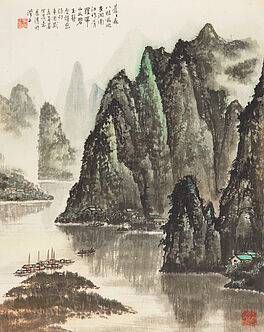 Wanqing Tang - Morgendliche Landschaft in Guilin im Fruehsommer, 65681-15, Van Ham Kunstauktionen