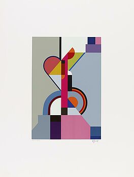 Walter Dexel - Zehn Serigrafien nach Hinterglasbildern, 66516-1, Van Ham Kunstauktionen