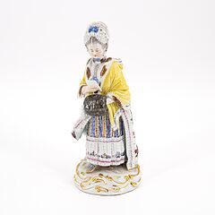 Meissen - Dame mit Muff, 76654-5, Van Ham Kunstauktionen