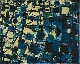 Georges Noel - Komposition Blau-Gruen, 76949-60, Van Ham Kunstauktionen