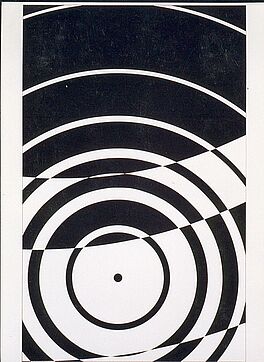 Thilo Maatsch - Ohne Titel konzentrische Kreise schwarz-weiss, 56800-10841, Van Ham Kunstauktionen