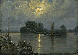 Carl Gustav Carus - Vollmond bei Pillnitz, 53600-5, Van Ham Kunstauktionen