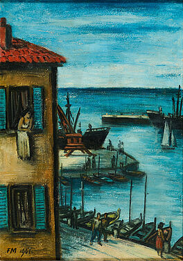 Frans Masereel - Maison sur le port, 79390-5, Van Ham Kunstauktionen