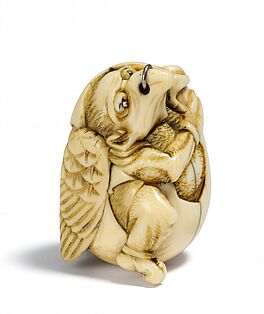 Netsuke Tengu no tamago, 65081-9, Van Ham Kunstauktionen