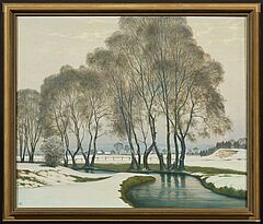 Herbert Rolf Schlegel - Winter im Voralpenland, 79946-8, Van Ham Kunstauktionen