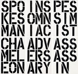 Christopher Wool - Untitled Black Book Drawings, 79527-529, Van Ham Kunstauktionen