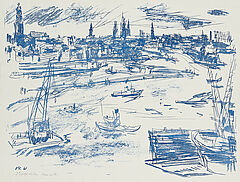 Oskar Kokoschka - Hamburger Hafen, 63005-10, Van Ham Kunstauktionen