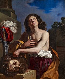 Giovanni Francesco Barbieri Guercino - David mit dem Haupt des Goliath, 65506-1, Van Ham Kunstauktionen