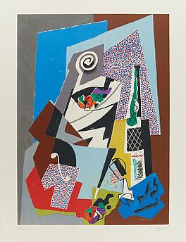 Gino Severini - Natura morta a violino, 61287-11, Van Ham Kunstauktionen