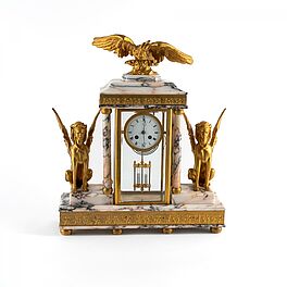 Frankreich - Praechtige Pendule mit Sphingen und Adler, 79230-7, Van Ham Kunstauktionen