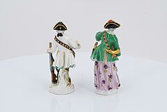 Meissen - 7 Miniaturfiguren Jaeger und Jaegerinnen, 70233-64, Van Ham Kunstauktionen