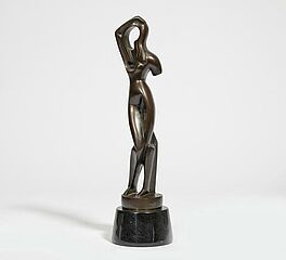 Alexander Archipenko - Frau ihr Haar kaemmend, 53115-2, Van Ham Kunstauktionen