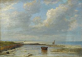 Friedrich Ernst Morgenstern - An der Emsmuendung bei Delfzijl, 57195-1, Van Ham Kunstauktionen