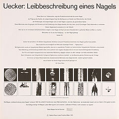 Guenther Uecker - Leibbeschreibung eines Nagels, 76279-1, Van Ham Kunstauktionen