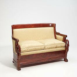 Sofa Empire mit Schwanenzier, 77979-6, Van Ham Kunstauktionen