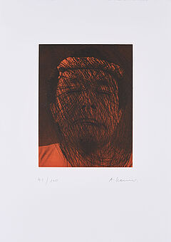 Arnulf Rainer - Ohne Titel Selbstportrait - Kopfschmerz, 68193-4, Van Ham Kunstauktionen