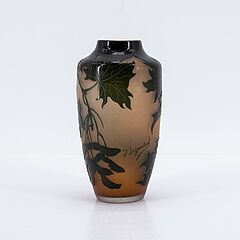 Paul Nicolas DArgental - Kleine Vase mit Ahorndekor, 76257-20, Van Ham Kunstauktionen