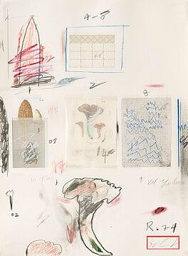 Cy Twombly - Natural History Part I Mushrooms No VI, 75737-2, Van Ham Kunstauktionen