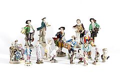 Gruppe von 17 Porzellanfiguren, 76821-162, Van Ham Kunstauktionen