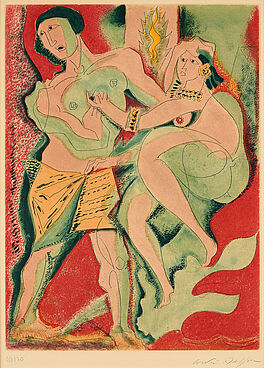 Andre Masson - Madame Potiphar Aus Louis Aragon Les Amants Celebres, 77959-12, Van Ham Kunstauktionen