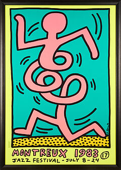 Keith Haring - Montreux Jazz Festival 1983, 76232-4, Van Ham Kunstauktionen