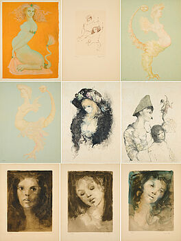 Leonor Fini - Konvolut von 10 Lithografien, 76946-12, Van Ham Kunstauktionen
