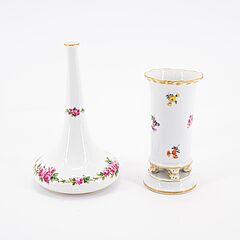 Meissen - Gruppe von 6 Vasen mit unterschiedlichen Dekoren, 76682-18, Van Ham Kunstauktionen