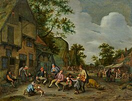 Cornelis Dusart - Dorffest, 80088-1, Van Ham Kunstauktionen