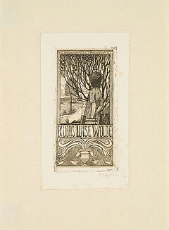 Heinrich Vogeler - Ex Libris Luise Wolde II, 79312-8, Van Ham Kunstauktionen