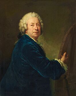 Antoine Pesne - Selbstportraet des Kuenstlers vor der Staffelei, 58439-19, Van Ham Kunstauktionen