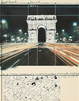 Christo - Arc de Triomphe Wrapped Project for Paris, 79829-7, Van Ham Kunstauktionen