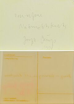 Joseph Beuys - Konvolut von 2 Postkarten, 65546-323, Van Ham Kunstauktionen