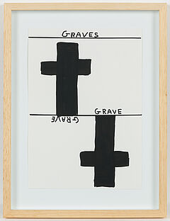 David Shrigley - Ohne Titel Graves, 79527-608, Van Ham Kunstauktionen