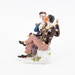 Meissen - Figurenpaar aus der Commedia dellArte, 78089-3, Van Ham Kunstauktionen
