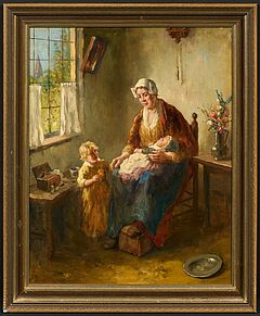 Bernard de Hoog - Mutter mit ihren Kindern, 75365-11, Van Ham Kunstauktionen