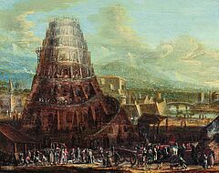 Niederlaendische Schule - Der Turmbau zu Babel, 77898-1, Van Ham Kunstauktionen