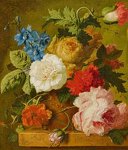 Georgius Jacobus Johannes van Os - Stillleben mit Rosen und Mohn, 70472-1, Van Ham Kunstauktionen